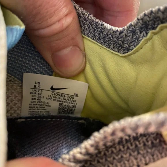 Nike Zoom Road Warrior ISPA Size 8.5 with box, worn twice, - Picture 7 of 9